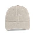 PRE-ORDER - Cream 'In My Head' Embroidered Baseball Cap