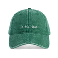 PRE-ORDER - Green 'In My Head' Embroidered Baseball Cap