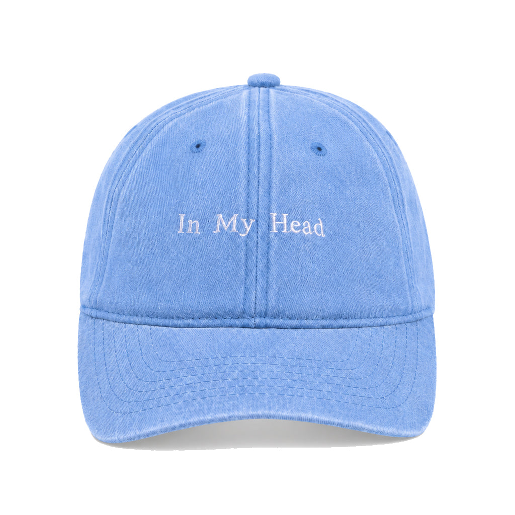 PRE-ORDER - Light Blue 'In My Head' Embroidered Baseball Cap