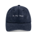 PRE-ORDER - Navy 'In My Head' Embroidered Baseball Cap