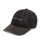 Black 'In My Head' Embroidered Baseball Cap