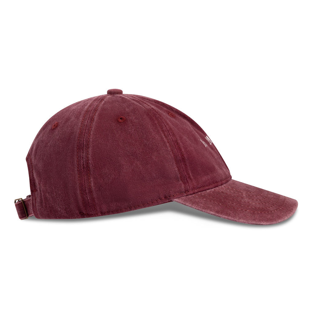 Burgundy 'In My Head' Embroidered Baseball Cap