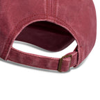 Burgundy 'In My Head' Embroidered Baseball Cap